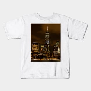 New York City at Night Kids T-Shirt